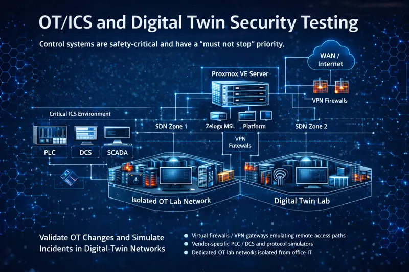 OT/ICS とデジタルツインのセキュリティテスト