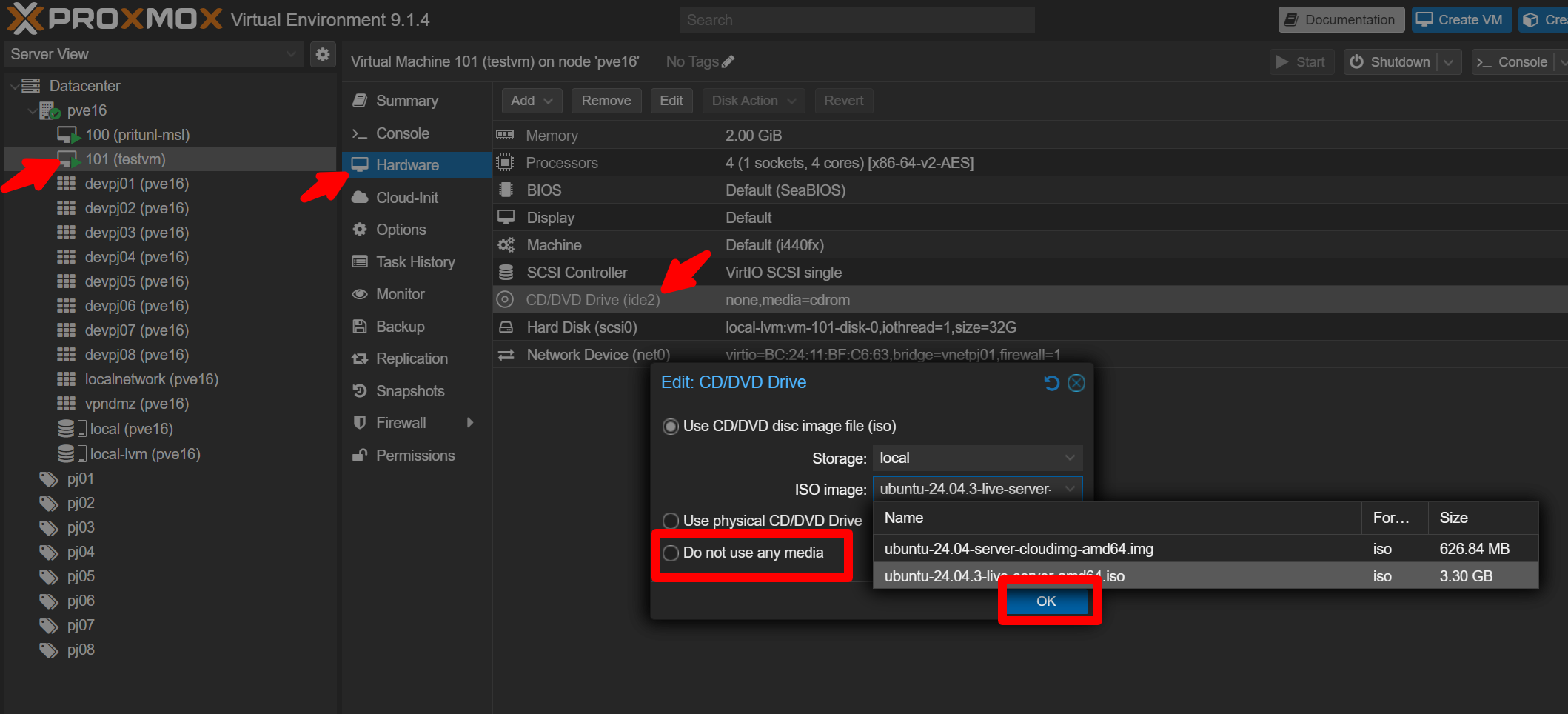 Ubuntuインストール手順2